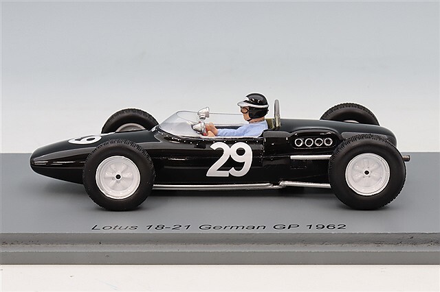 スパーク 1/43 ロータス 18-21 1962 F1 ドイツGP #29 T.シェリー