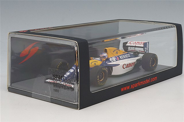 スパーク 1/43 ウィリアムズ FW15C 1993 F1 フランスGP ウィナー #2 A