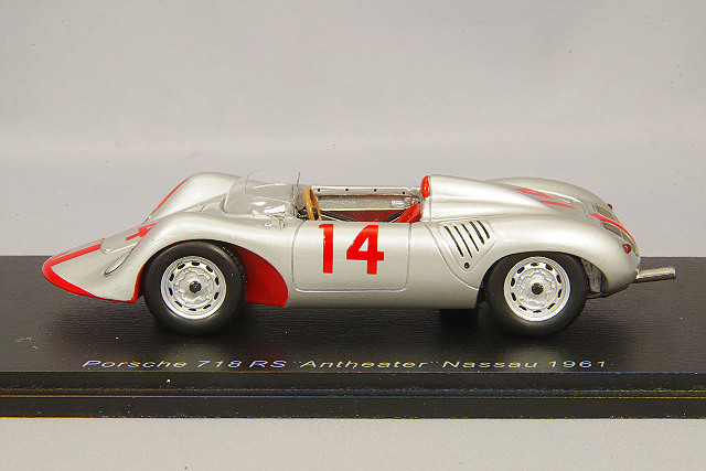 スパーク 1/43 ポルシェ 718 RS 1961 ナッソー #14 B.ホルバート