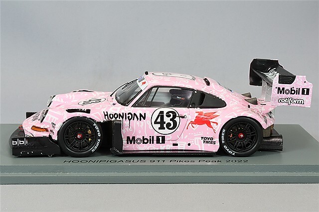 HOONIGAN 1/43 HOONIPIGASUS 911 パイクスピーク スパーク 1/43 HOONIPIGASUS (フーニピガサス) 911 2022 パイクス
