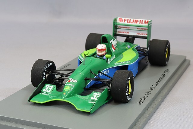 スパーク 1/43 ジョーダン 191 1991 F1 カナダGP 4位 #33 A.d.チェザリス