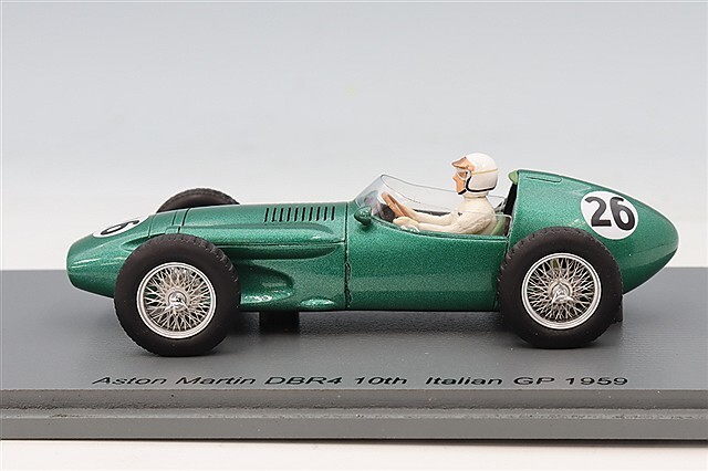 スパーク 1/43 アストンマーチン DBR4 1959 F1 イタリアGP 10位 #26 C