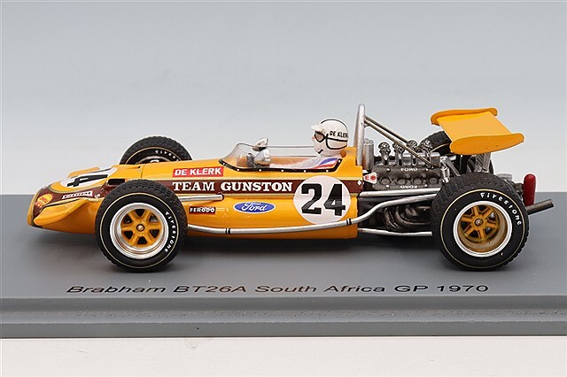 スパーク 1/43 ブラバム BT26A 1970 F1 南アメリカGP #24 P.de.クラーク