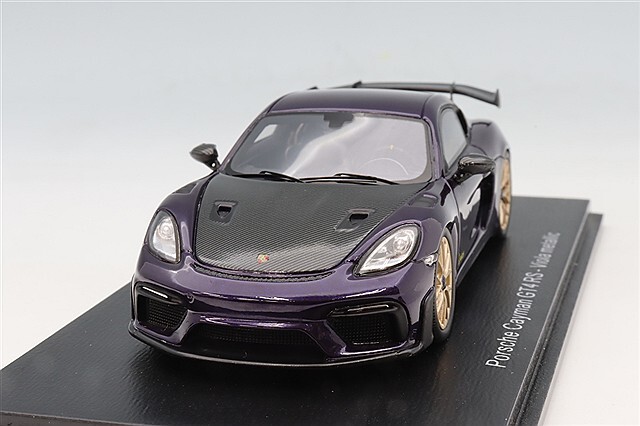 スパーク 1/43 ポルシェ ケイマン GT4 RS ヴィオラメタリック