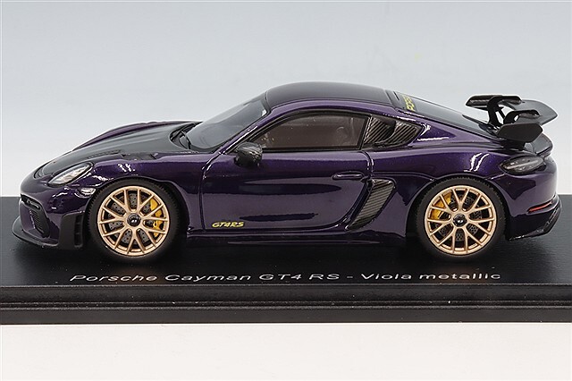 スパーク 1/43 ポルシェ ケイマン GT4 RS ヴィオラメタリック