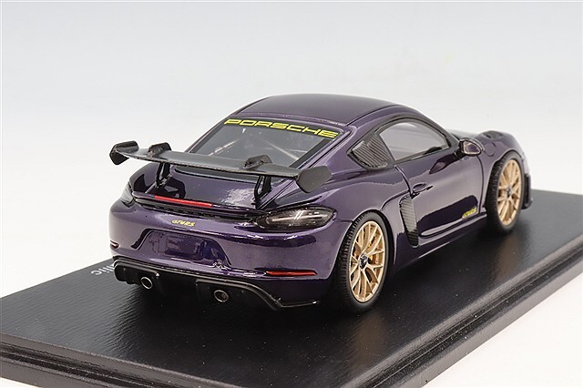 スパーク 1/43 ポルシェ ケイマン GT4 RS ヴィオラメタリック