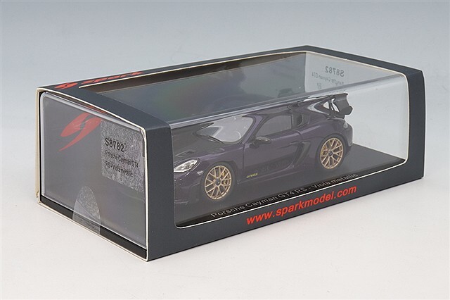 スパーク 1/43 ポルシェ ケイマン GT4 RS ヴィオラメタリック