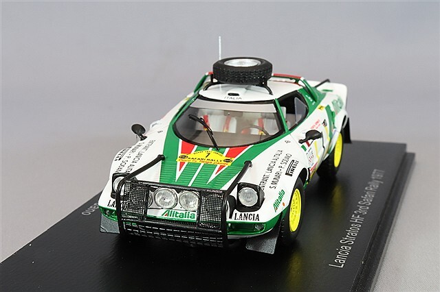 スパーク 1/43 ランチア ストラトス HF No.7 仕上が 1977 WRC サファリ  