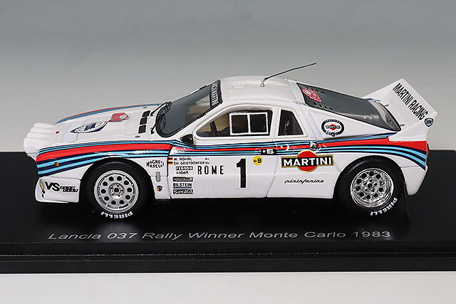 スパーク 1/43 ランチア 037 ラリー 1983 ラリーモンテカルロ ウィナー