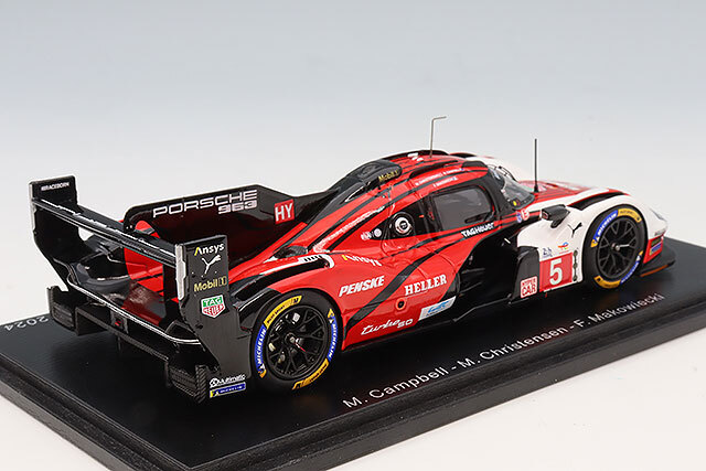 スパーク 1/43 ポルシェ 963 PENSKE 2024 ルマン24H 6位 #5 M