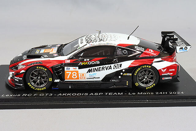 スパーク 1/43 レクサス RC F GT3 AKKODIS ASP 2024 ルマン24H