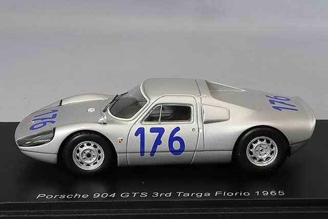 スパーク 1/43 ポルシェ 904/6 1965 タルガフローリオ 3位 #176 U