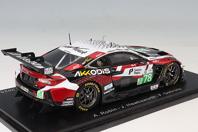 スパーク 1/43 レクサス RC F LMGT3 アコーディスASPチーム 2025