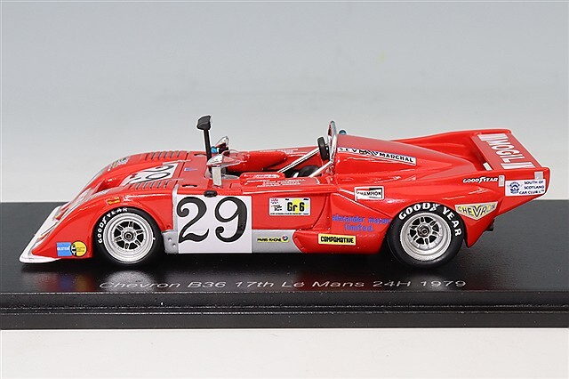 スパーク 1/43 シェブロン B36 1979 ルマン24H 17位 #29 T.Charnell/R