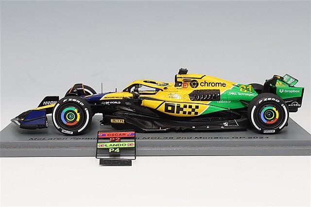 スパーク 1/43 マクラーレン F1 チーム MCL38 2024 F1 モナコGP