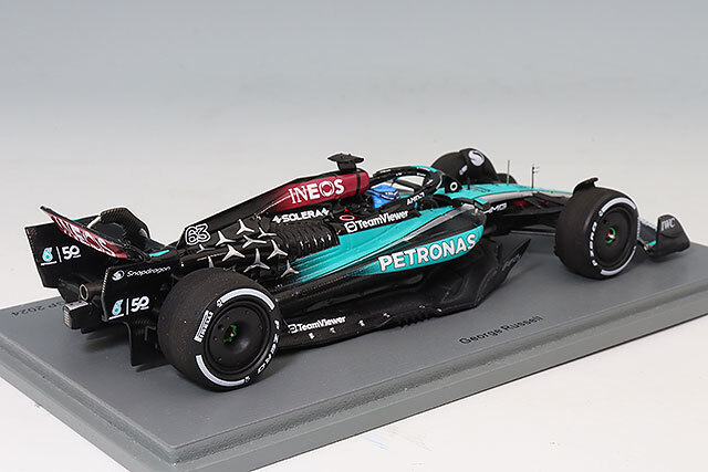 2024 #63 メルセデス AMG ペトロナス W15 ラスベガスGP Sparky Mercedes-AMG PETRONAS F1 No.63 W15 Winner LasVegas GP