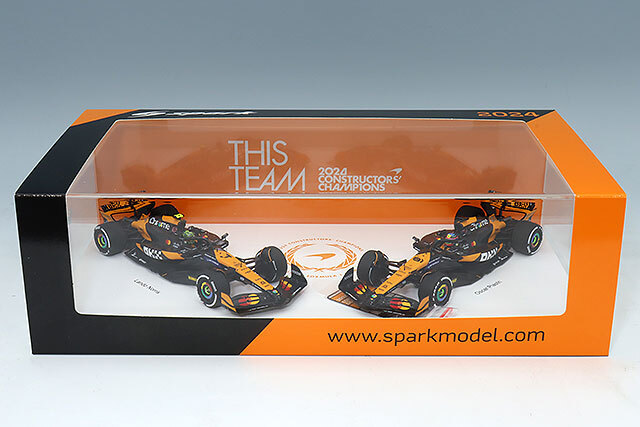 スパーク 1/43マクラーレン F1 チーム MCL38 コンストチャンピオン スパーク 1/43 マクラーレン MCL38 2024 F1 コンストラクター