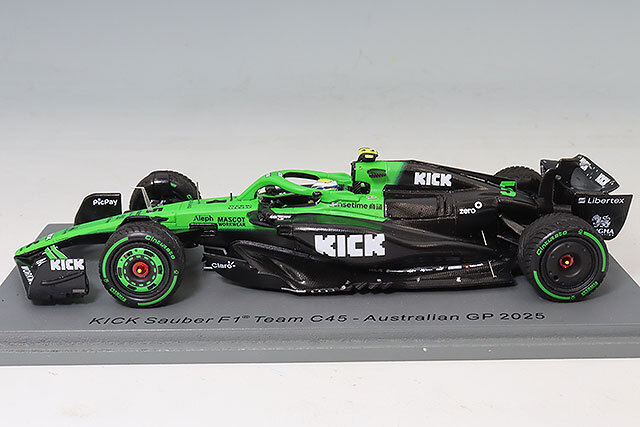 スパーク 1/43 キック ザウバー ステーク F1チーム 2025