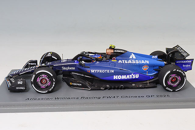 スパーク 1/43 ウィリアムズ レーシング F1 2025 中国GP #55 C.サインツ