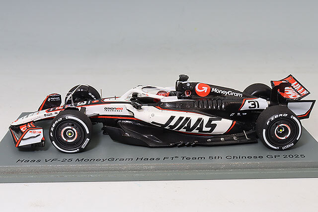 スパーク 1/43 マネーグラム ハース F1 アラコム 2025 中国GP 5位 #31