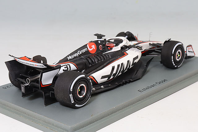 スパーク 1/43 マネーグラム ハース F1 アラコム 2025 中国GP 5位 #31