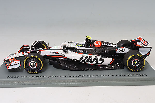 スパーク 1/43 マネーグラム ハース F1チーム 2025 中国GP 8位 #87 O