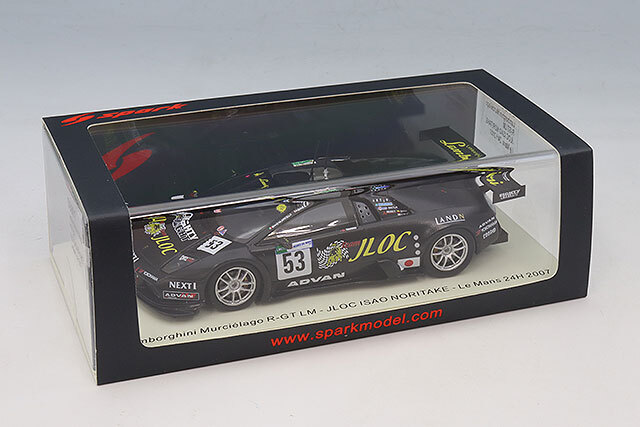 ☆MR☆ ランボルギーニ・ムルシエラゴ 1/43 スパーク 1/43 ランボルギーニ ムルシエラゴ R-GT LM JLOC イサオ