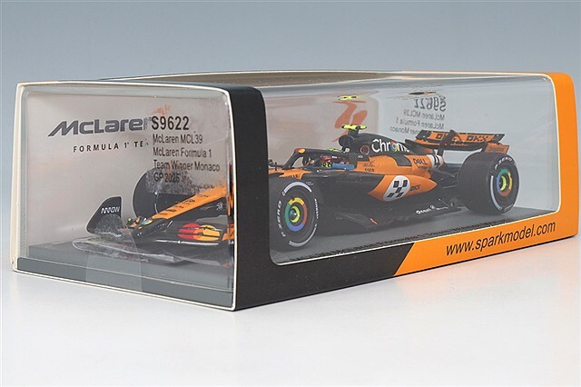 スパーク 1/43 マクラーレン MCL39 2025 F1 モナコGP ウィナー #4 L