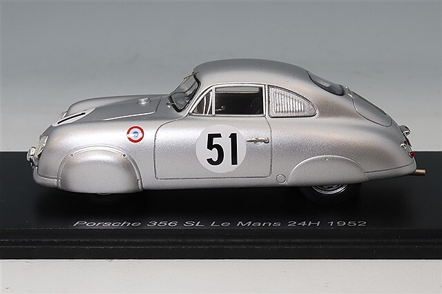 スパーク 1/43 ポルシェ 356 1952 ルマン 24H #51 F.H.v.ハン