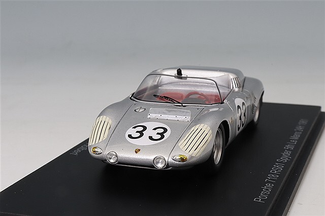 スパーク 1/43 ポルシェ 718 RS61 スパイダー 1961 ルマン24H 5位 #33