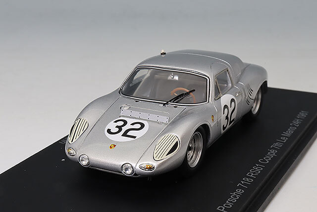 スパーク 1/43 ポルシェ 718 RS61 クーペ 1961 ルマン24H 7位 #32 E