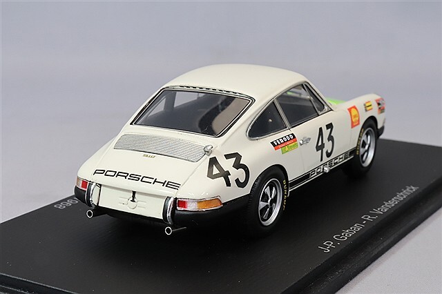 スパーク 1/43 ポルシェ 911T 1968 ルマン24H 12位 #43 J-P.Gaban / R