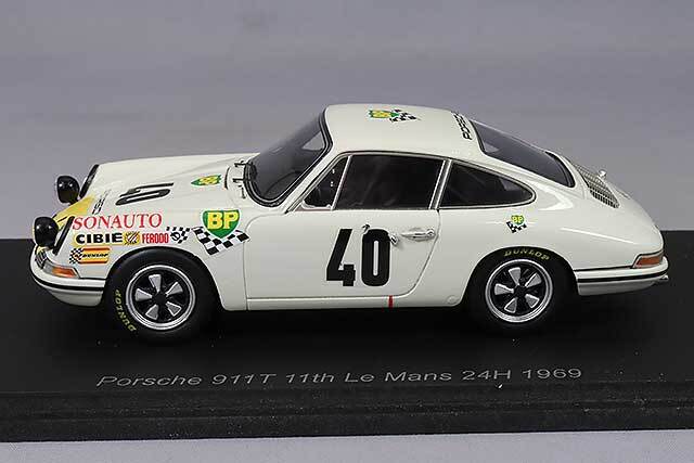 スパーク 1/43 ポルシェ 911T 1969 ルマン24H 11位 #40 G.Chasseuil