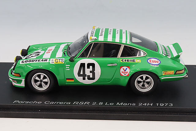 スパーク 1/43 ポルシェ カレラ RSR 2.8 ルマン24H 1973 #43 G
