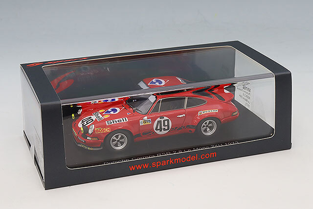 スパーク 1/43 ポルシェ カレラ RSR 2.8 ルマン24H 1973 #49 J