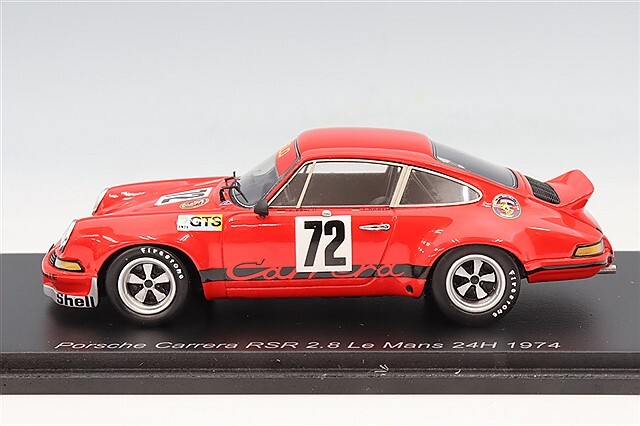 スパーク 1/43 ポルシェ カレラ 2.8 RSR 1974 ルマン24H #72 J.バルト