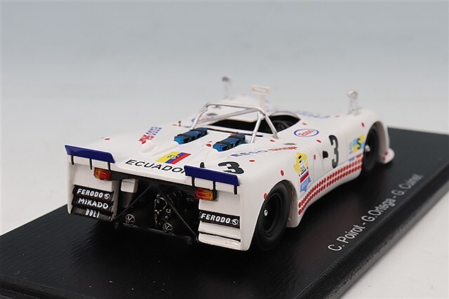 スパーク 1/43 ポルシェ 908/2 1975 ルマン24H #3 C.Poirot / G.Ortega