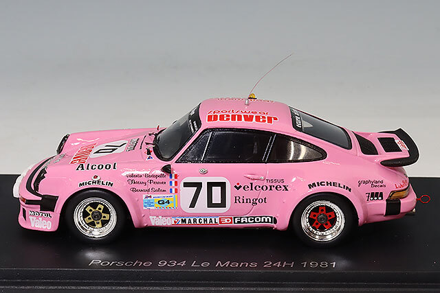 スパーク 1/43 ポルシェ 934 1981 ルマン24H #70 T.ペリエ/V