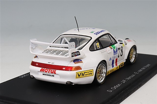 1/43 ポルシェ　GT2 スパーク 1/43 ポルシェ 911 GT2 1995 ルマン24H 16位 #78 D.Ortion