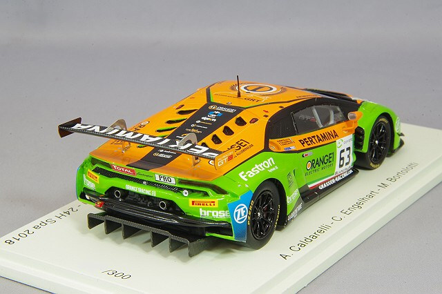 スパーク 1/43 ランボルギーニ ウラカン GT3 2018 スパ24H #63 A