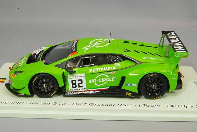 スパーク 1/43 ランボルギーニ ウラカン GT3 GRT グラッサー 2018 スパ