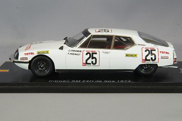スパーク 1/43 シトロエン SM 1974 スパ24H #25 G.シャスイユ/F