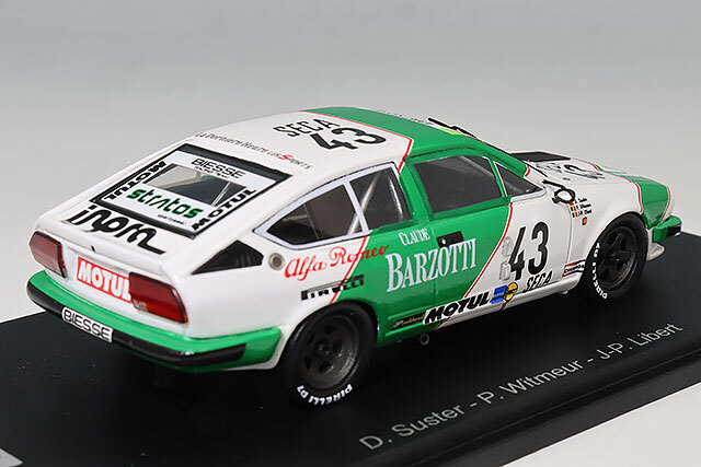 スパーク 1/43 アルファロメオ GTV6 1984 スパ24時間 #43 D.Suster / P