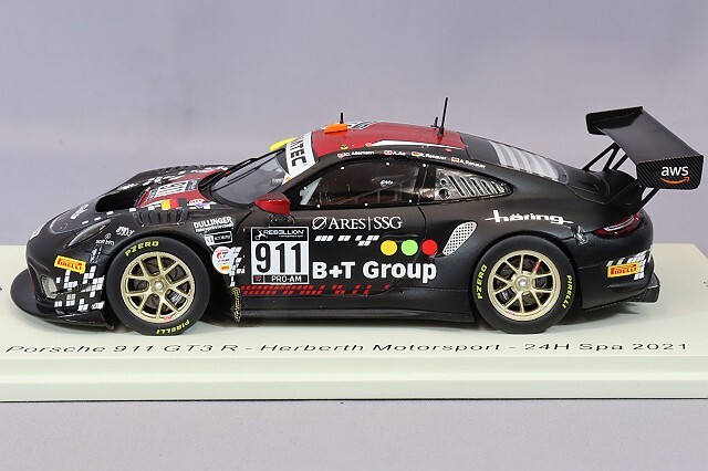 スパーク 1/43 ポルシェ 911 GT3R 2021 スパ24H #911 A.Au / D