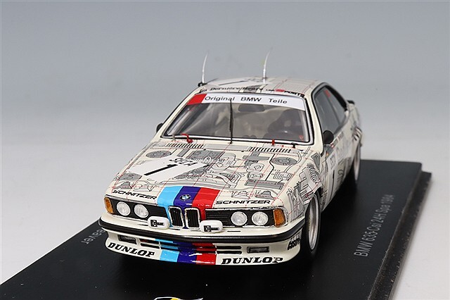 スパーク 1/43 BMW 635 Csi 1984 スパ24H #1 D.クエスター/H-J
