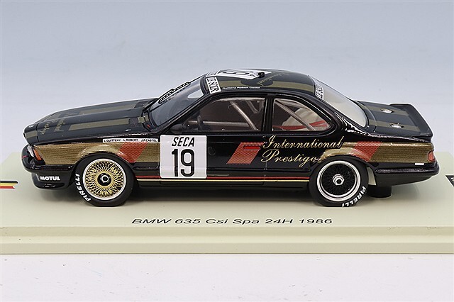 スパーク 1/43 BMW 635 Csi 1986 スパ24H #19 L.Guitteny / L.Robert