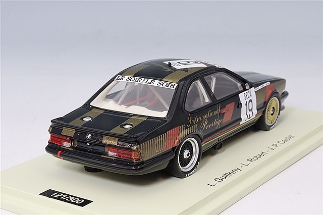 スパーク 1/43 BMW 635 Csi 1986 スパ24H #19 L.Guitteny / L.Robert