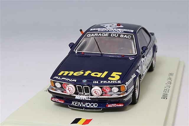 スパーク 1/43 BMW 635 Csi 1986 スパ24H #29 F.ジロイ/J-P.Malcher/M