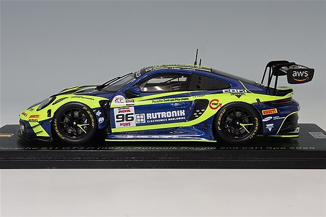 ミニカー 1/43 Rutronik Racing Porsche 911 GT3 R スパーク 1/43 ポルシェ 911 GT3R (992) 