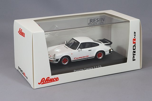シュコー PRO.R43 1/43 ポルシェ カレラ 3.2 CS ホワイト 【レジン製】